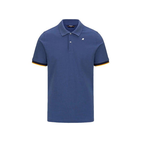 K - Way Polo Polo Uomo Vincent bordo a contrasto M P25 - KWAYK1125BW - 867 - M - Francavilla Moda